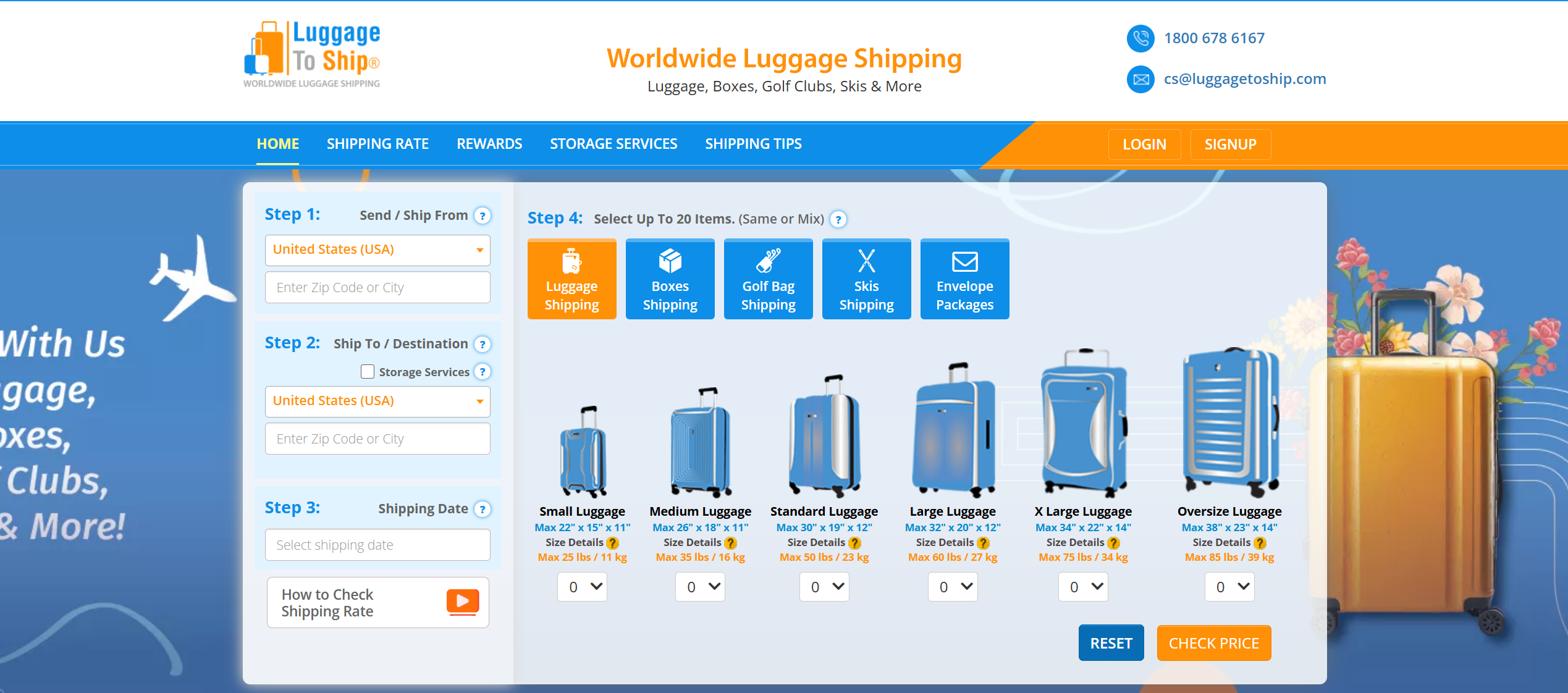 Best Shipping Service is LuggageToShip LuggageToShip