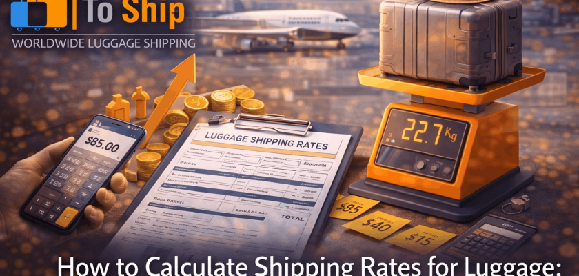 How to Calculate Shipping Rates for Luggage
