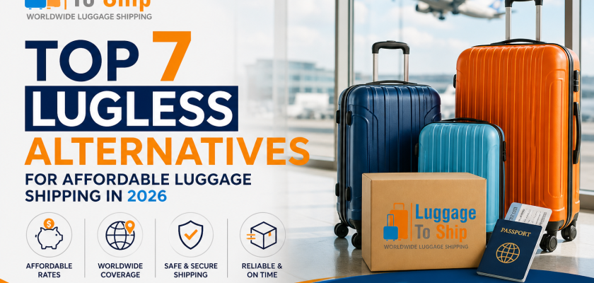 Top 7 LugLess Alternatives for Affordable Luggage Shipping in 2026