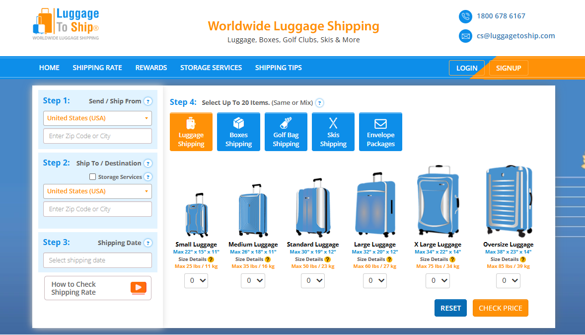 LuggageToShip