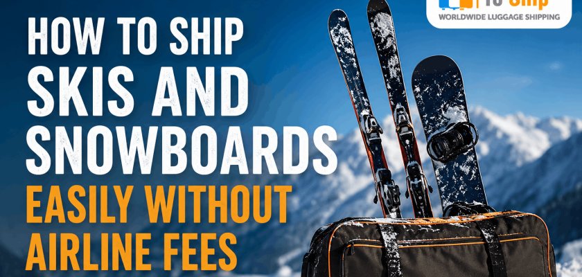 How to Ship Skis and Snowboards Easily (Without Airline Fees)