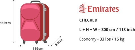 Emirates Airline Carry On Baggage Allowance and Baggage Fees 2022  LuggageToShip