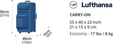 Lufthansa Baggage Fees, Policy & Allowance [2023]